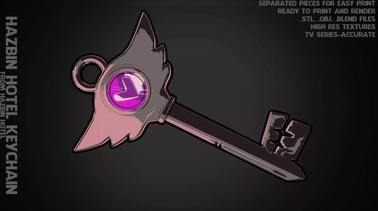 Hazbin Hotel Key for KeyChain