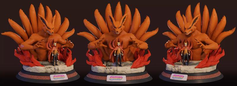 Naruto Baryon Mode Kurama