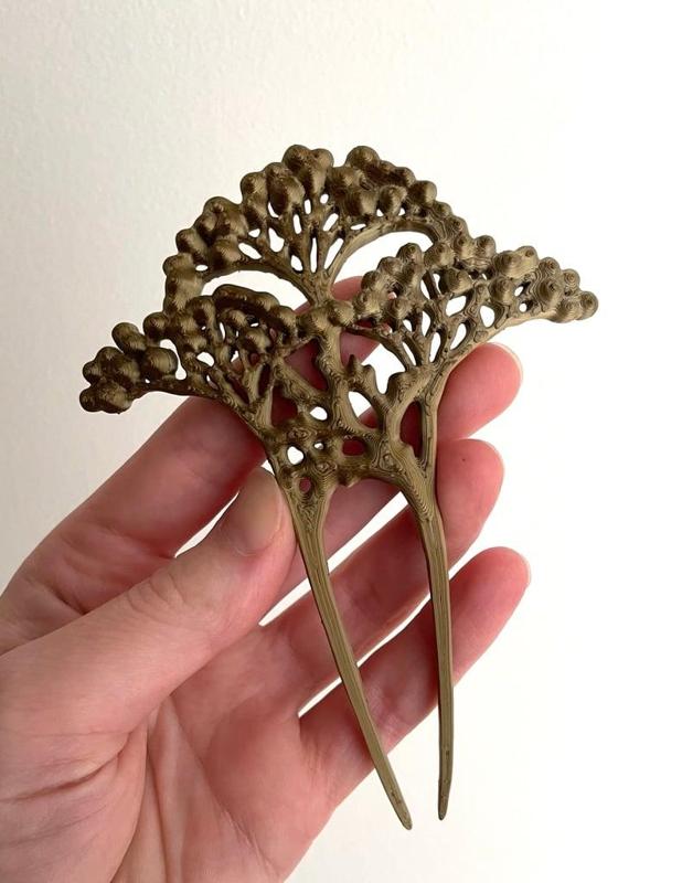 Art Nouveau Hair Comb Replica