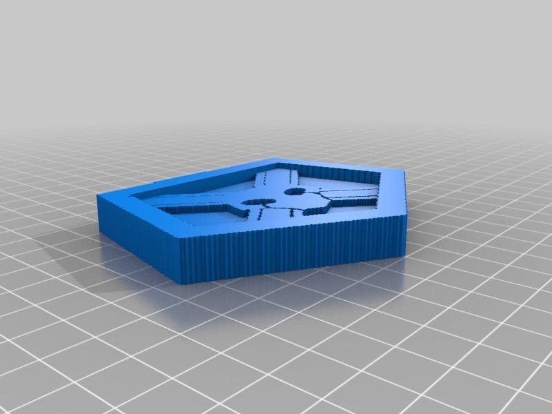 (3D Slash) Substitute Shinigami Badge- Flat Back