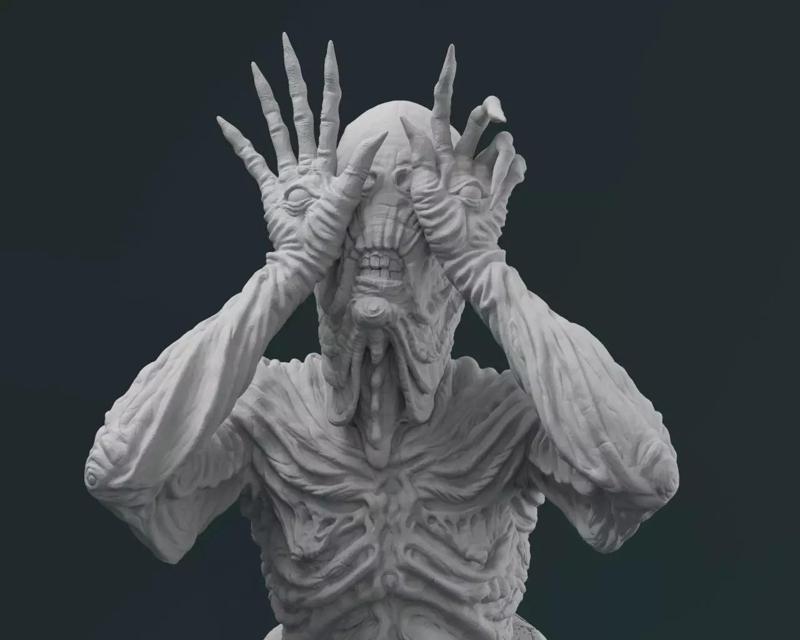 PANs LABYRINTH Pale Man 3D Bust Stl