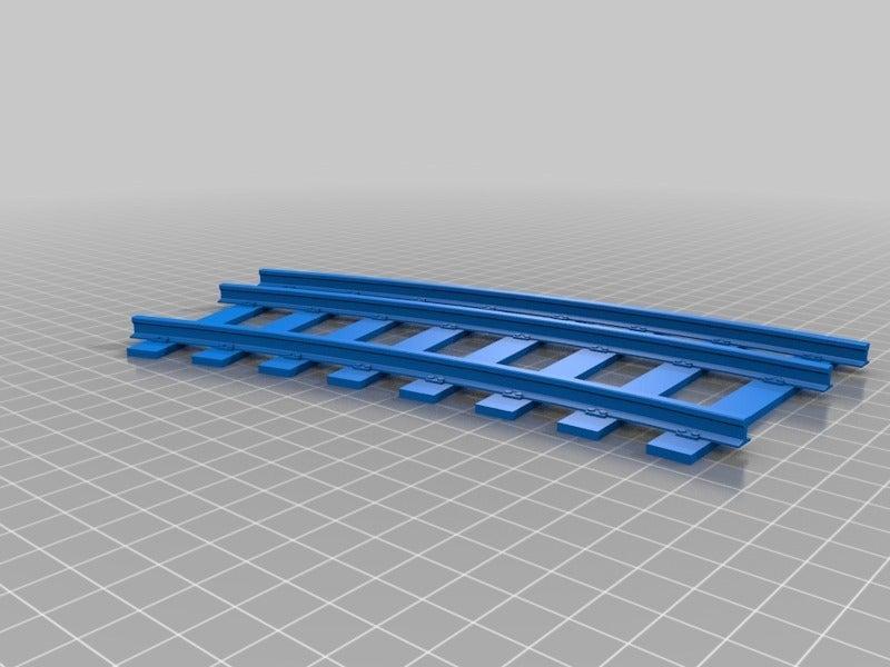 Dual-Gauge Parametric Railway Tracks - Curve