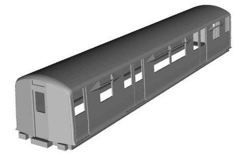 District line R47 non driver coach 1/148 scale