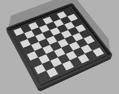 chessboard 3d printed mold for silicon mold