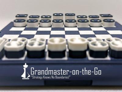 Grandmaster-On-The-Go Magnetic Travel Chess Set