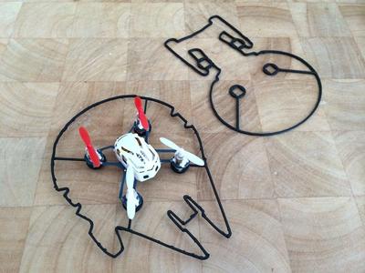 Starship-shaped Hubsan Q4 prop guards