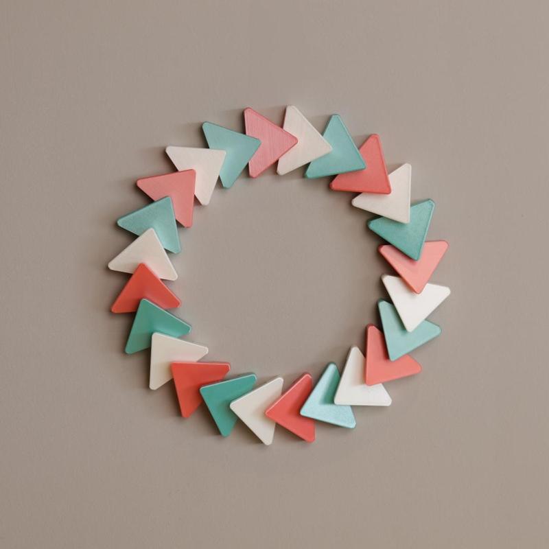 Geometric Christmas Wreath