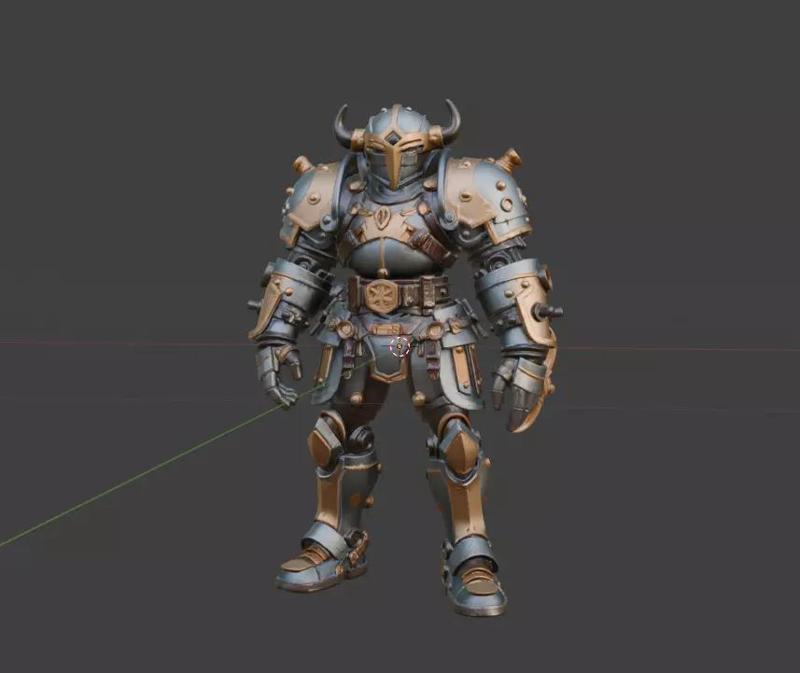 Armored Steampunk Warrior
