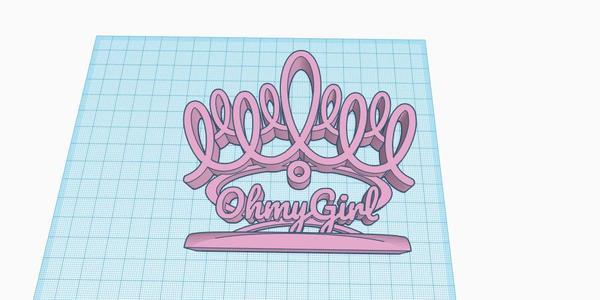 Oh My Girl Kpop Logo Display Ornament
