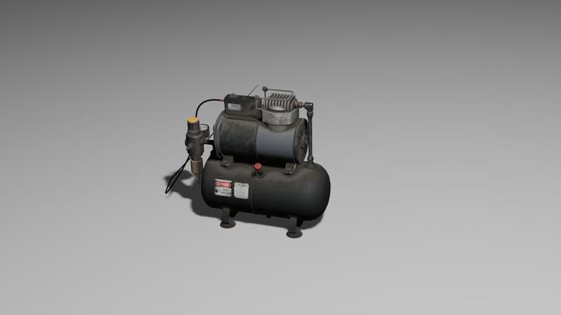 AIR PUMP FOR DIORAMA 1/24 - 1/64