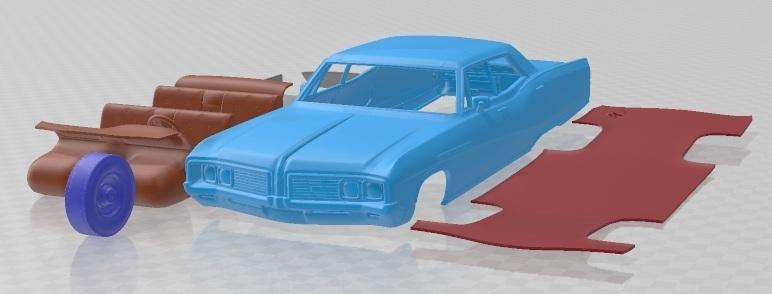 Buick Electra 225 Hardtop Sedan 1968 Printable Car