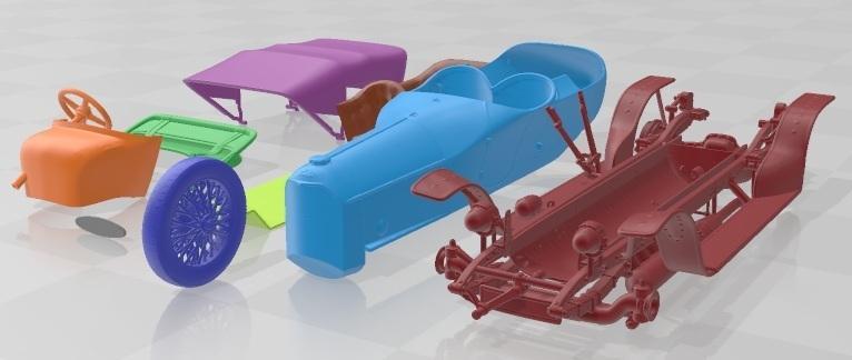 Austro Daimler Prince Henry 1910 Printable Car