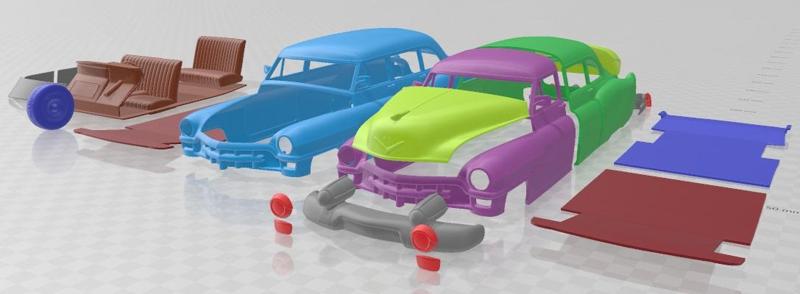 Cadillac 75 Sedan 1953 Printable Car