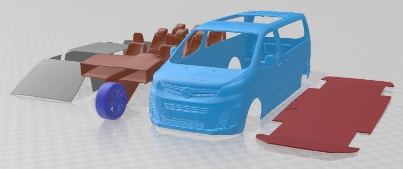 Opel Zafira Life 2020 Printable Car