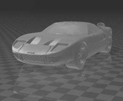 1:24 Model 3D Ford GT MKII  + LeMans GT40