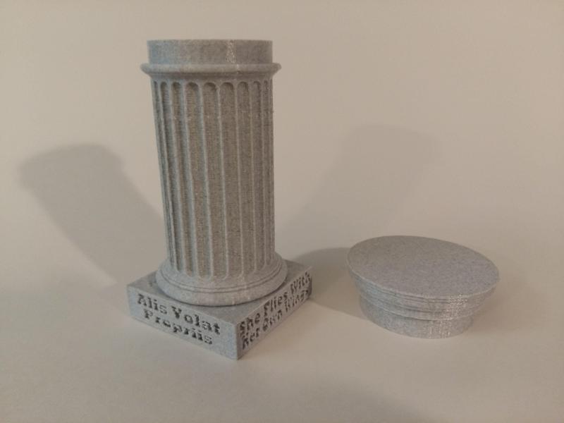 Greek Column Desk Art