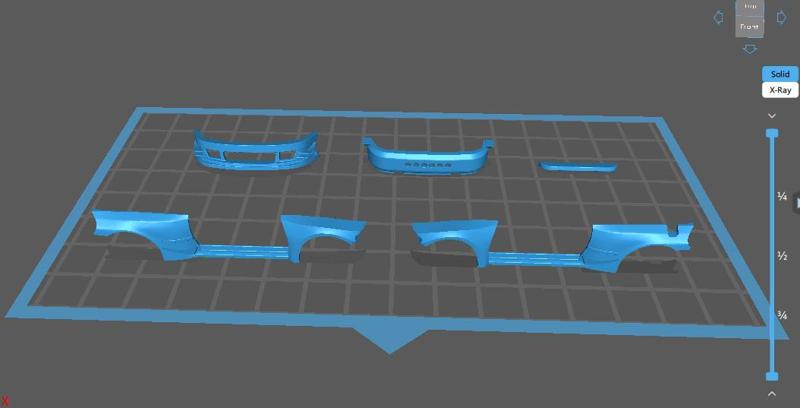 Hotwheels civic eg 1/64 wide body kit plug and play