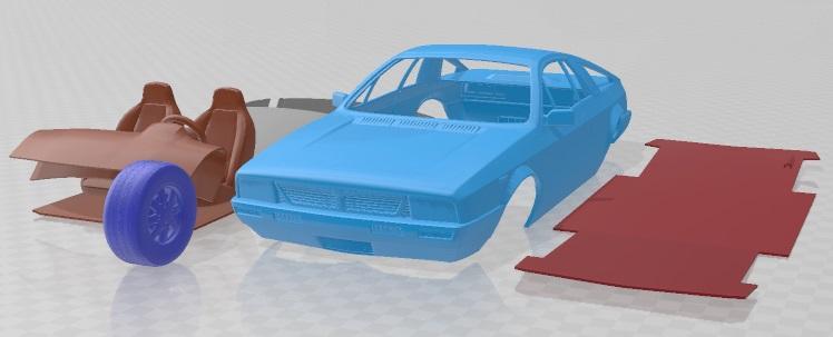 Lancia Montecarlo 1979 Printable Car