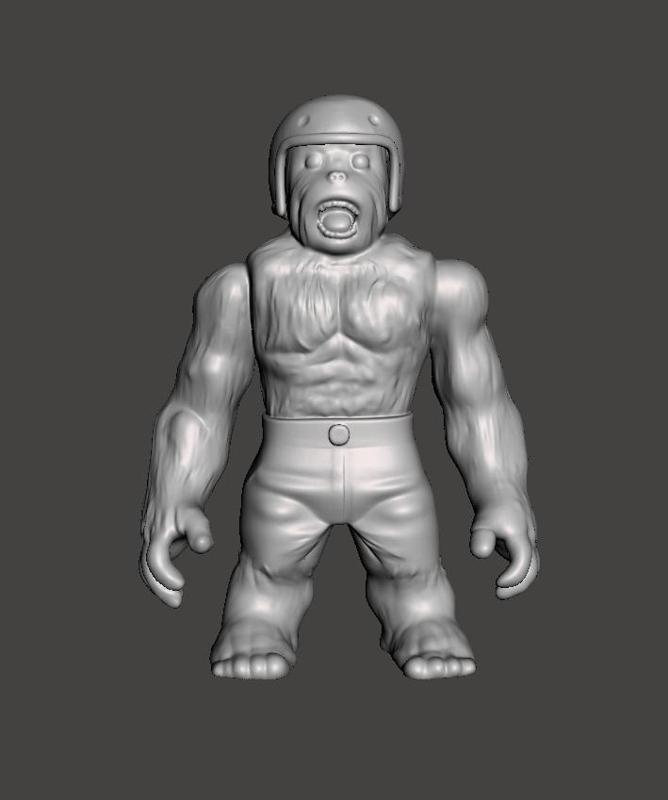 FAN ART Ichibanboshi Monkey Man SOFUBI STYLE