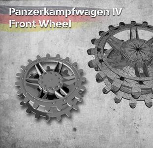 German tank front wheel / PzKpfw IV front wheel