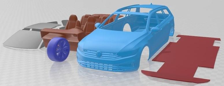 Volkswagen Passat Variant 2020 Printable Car