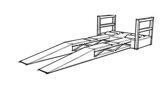 Dynamometric Roller Ramp for Vehicles Scale 1:64