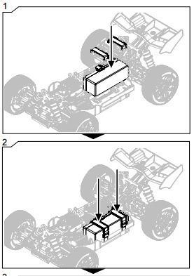 Arrma Kraton Lipo Battery Strap Tab