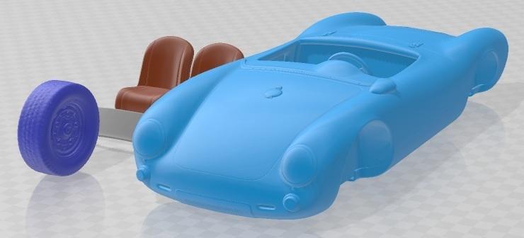 Porsche Spyder 550 1955 Printable Car