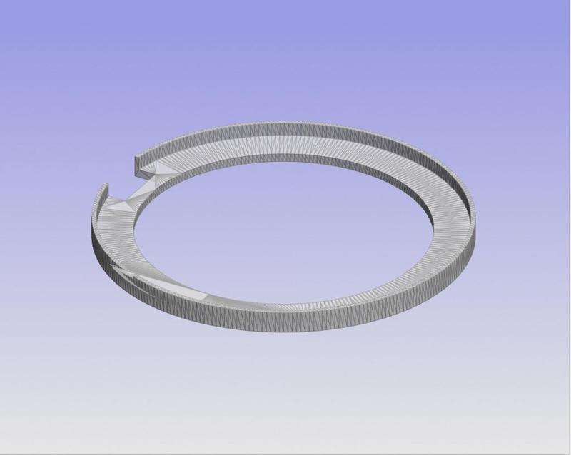 WS2812B Projector Shroud Ring Mount