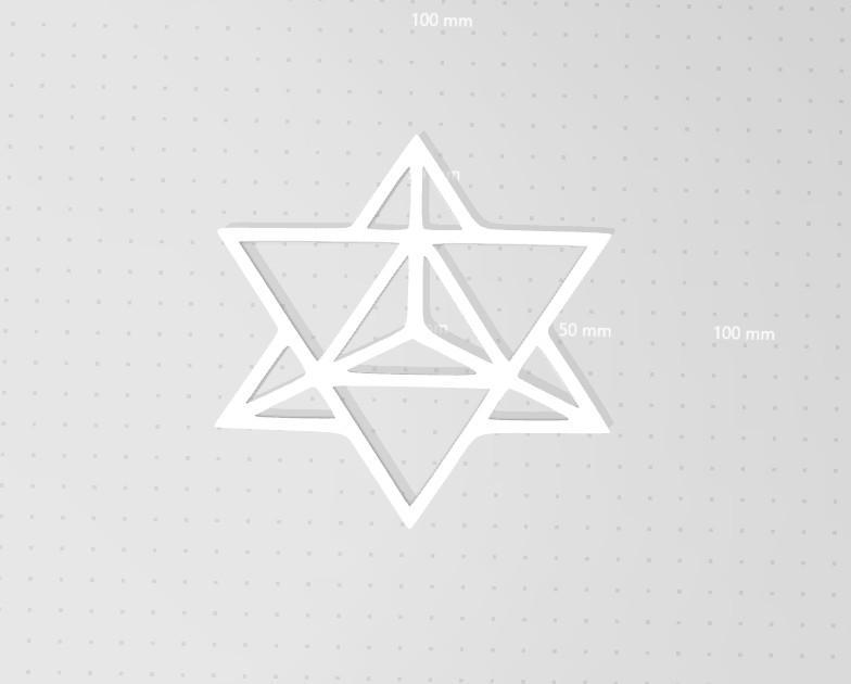 Merkaba Symbol, Yetzirah Wall Art, Stencil