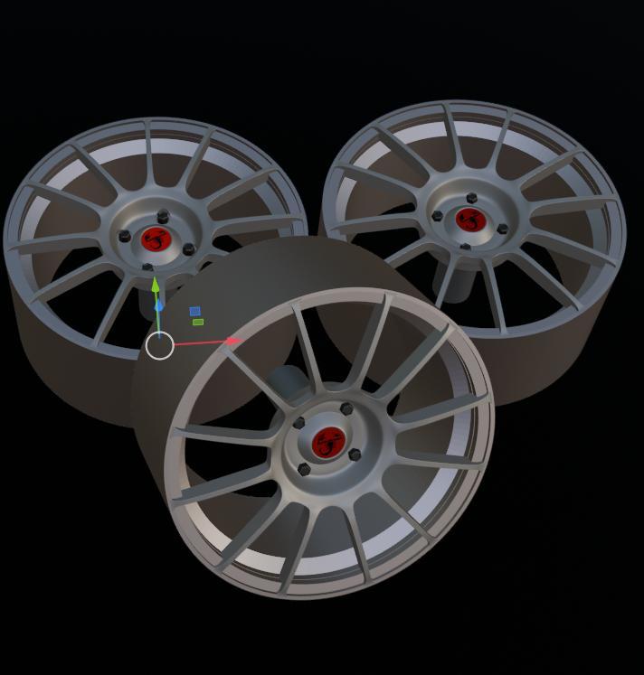 1/24 fiat abarth model rim