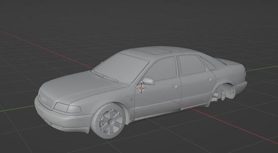 audi s8 d2 scaled 1:43