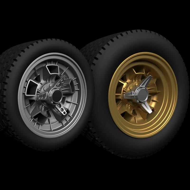 2 styles Campagnolo wheels from Lamborghini Miura