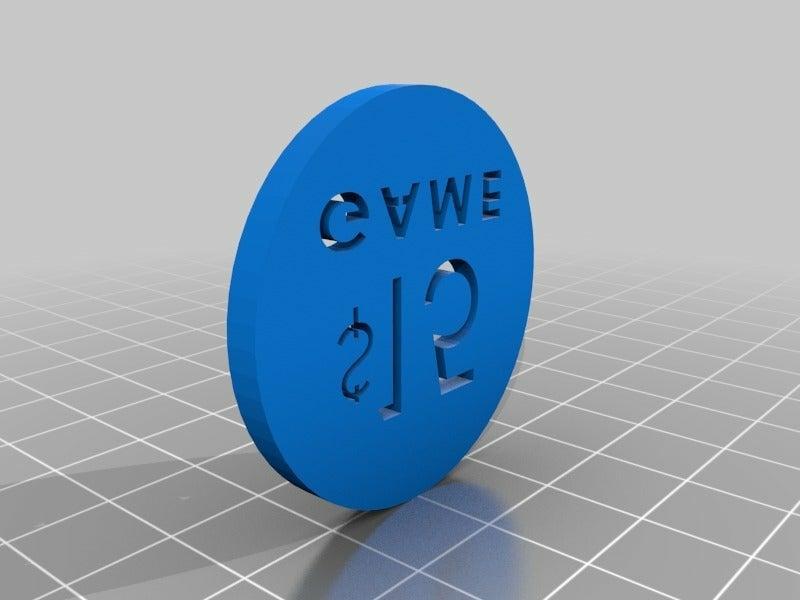 $15 game token