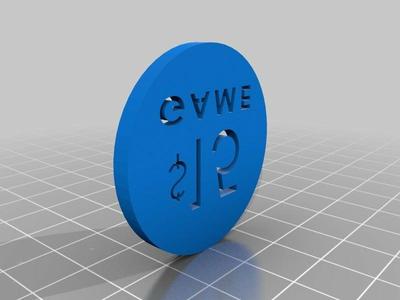 $15 game token