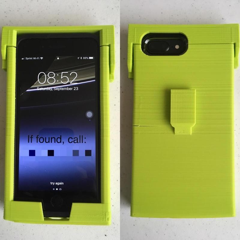 iPhone 8 Plus Mount sleeve and cap