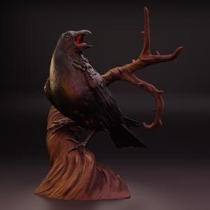 Raven Sculpture