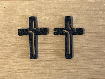 Jesus earrings 