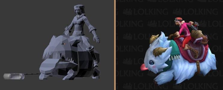 Attempted to make poro rider sejuani