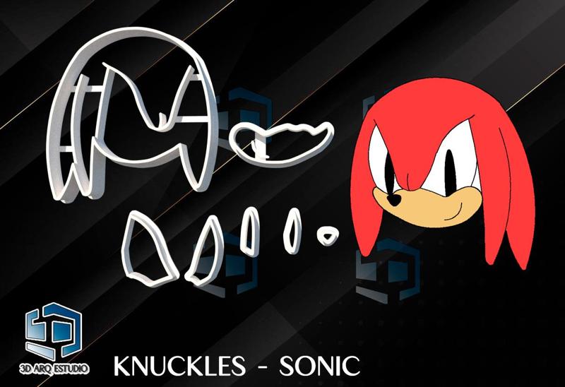 SONIC KNUCKLES  COOKIE CUTTER