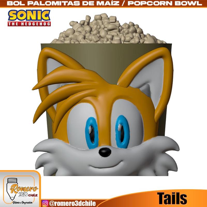 Popcorn Bowl Tails / Sonic The Hedgehog