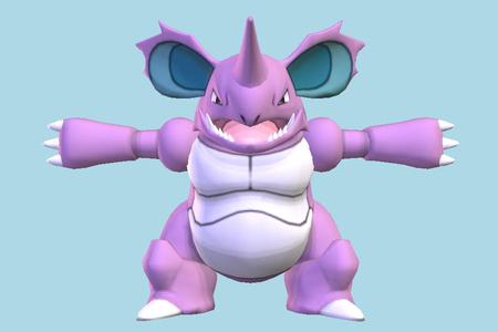 Nidoking 3D Model