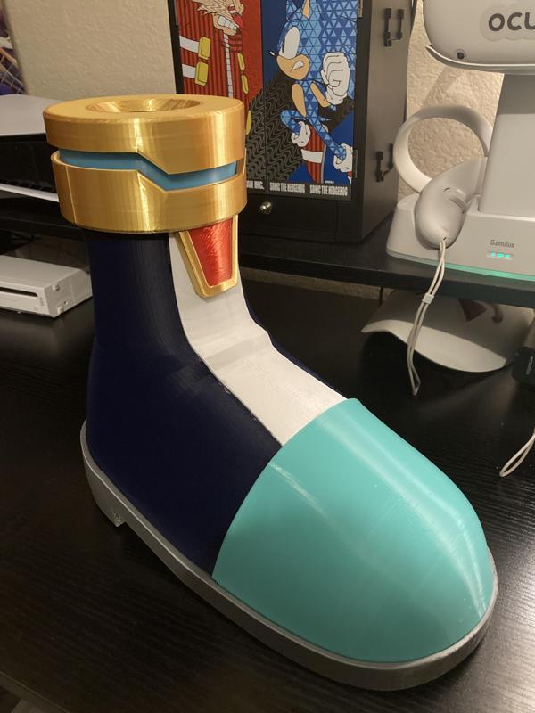 Life-Size Replica - Silver the Hedgehog Boot
