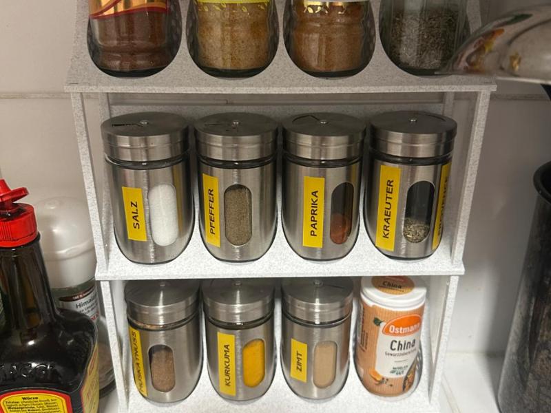Modular Stackable Spice Rack