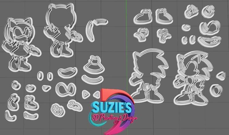 Sonic & Amy Build Imprint Cutters