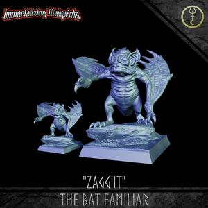 Zaggit, the Bat Familiar 32mm + 75mm