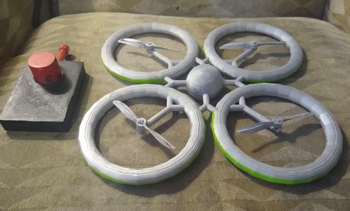 Garten of BanBan drone with spring action button remote