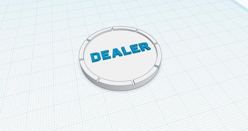 Poker Dealer chip