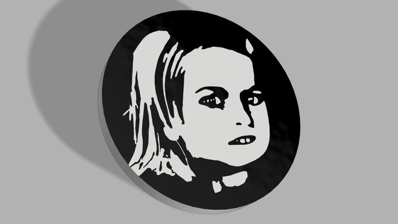 Awkward Girl Meme - Poker Chip