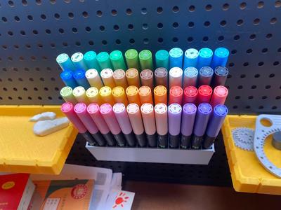 16-6mm Pegboard Marker Pen Box